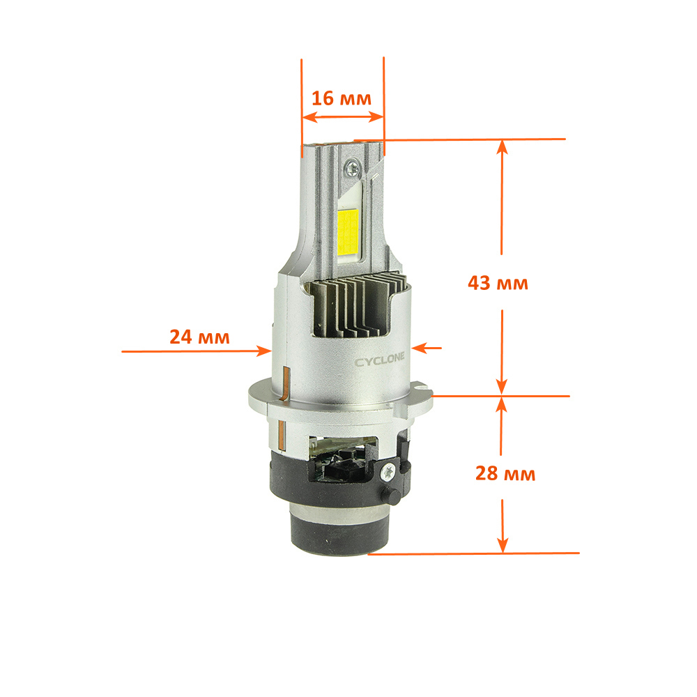 LED-лампа Cyclone D4S/R mini 6000K type 50