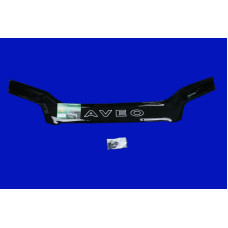 Мухобійка (дефлектор на капот) "Balaton" Chevrolet AVEO I, II 2003-2008 євро кріпл.