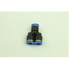 Перехідник на шланг (фітінг)   08мм (подвоєний) "Balaton"