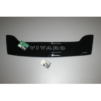 Мухобійка (дефлектор на капот) "Balaton" OPEL Vivaro 2001 коротка широка