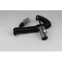 Причіпний  провід(кабель) 4,6 м з вилками 24V (7P N-TYPE) метал 1106-BL Balaton electro