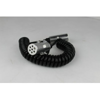 Причіпний  провід(кабель) 4,6 м з вилками 24V (7P S-TYPE) метал 1108-BL Balaton electro