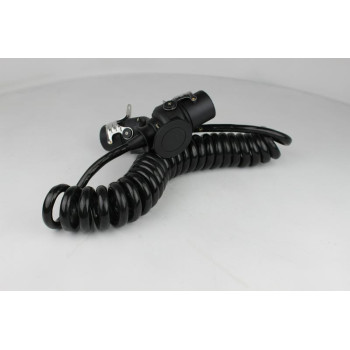 Причіпний  провід(кабель) 4,6 м з вилками 24V (7P PLUG for EBS) пластмаса 1116-BL Balaton electro