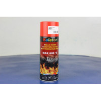 Фарба Balaton жаростійка червона 400ml
