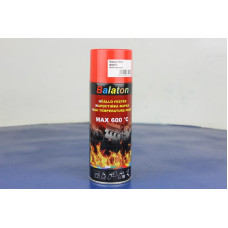Фарба Balaton жаростійка червона 400ml
