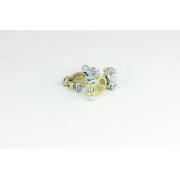 Клеми акумул. ЛЕГКОВІ латунні ZST/130гр (41-15) Balaton electro