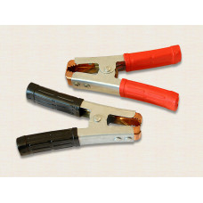 Клеми до прикурювача (ВЕЛИКІ) на 200-300 А чорн+черв. Balaton electro (Крокодили)