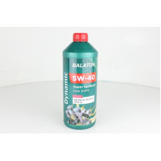 Олива моторна "Balaton" Dynamic SUPER SYNTHETIC 5W-40 С3 API SN/CF  каністра 1,5л