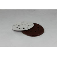 Круг наждаковий самоклеючий 125 мм, папір клас С з отвором, К100 (упак.5шт) Balaton BL-0586