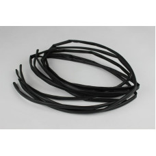 Кембрик 6мм ЧОРНИЙ (1уп-5 шт.) 1м. Balaton BLACK-006-BL