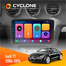 Штатная магнитола Audi TT 2006-2014 Cyclone C9CPL 2x32