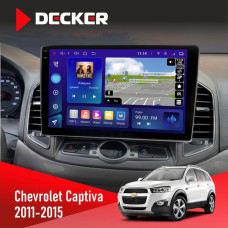 Штатная магнитола Chevrolet Captiva 2011-2015 Decker D10005 4x64, DSP, 360, 4G, 2k