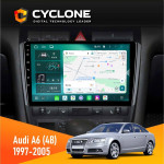 Штатная магнитола Audi A6 (4B) 1997-2005 Cyclone C9-013 4x64 DSP 4G