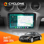 Штатная магнитола Audi TT 2006-2014 Cyclone C9-013 4x64 DSP 4G