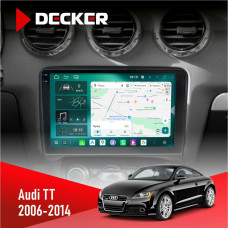 Штатная магнитола Audi TT 2006-2014 Decker D9004 6x128, DSP 360, 2k