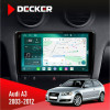 Штатная магнитола Audi A3 2003-2012 Decker D9004 6x128, DSP 360, 2k