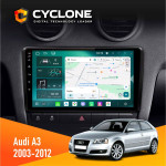Штатна магнітола Audi A3 2003-2012 Cyclone C9-013 4x64 DSP 4G