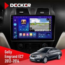 Штатная магнитола Gelly Emgrand EC7 2012-2014 Decker D10005 4x64, DSP, 360, 4G, 2k