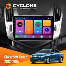 Штатная магнитола Chevrolet Cruze 2012-2016 Cyclone C9CPL 2x32