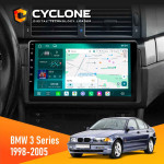 Штатная магнитола BMW 3 Series (E46) 1998-2005 Cyclone C9-013 4x64 DSP 4G