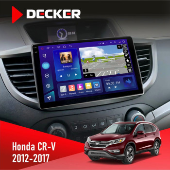  Штатна магнітола Honda CR-V 2012-2017 Decker D10005 4x64, DSP, 360, 4G, 2k