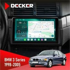 Штатная магнитола BMW 3 Series (E46) 1998-2005 Радіо модуль Decker D9004 6x128, DSP 360, 2k