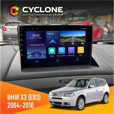 Штатная магнитола BMW X3 (E83) 2004-2010 Cyclone C9006 4x64, DSP, DVR