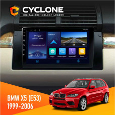 Штатная магнитола BMW X5 (E53) 1999-2006 Cyclone C9006 4x64, DSP, DVR