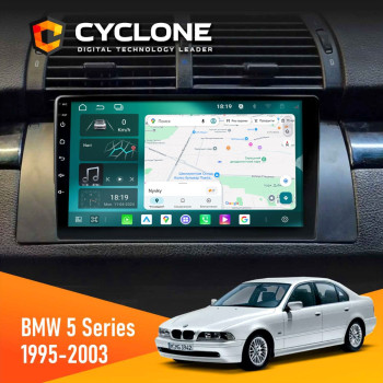 Штатная магнитола BMW 5 Series (E39) 1995-2003 Радіо модуль Cyclone C9-013 4x64 DSP 4G