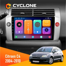 Штатная магнитола Citroen C4 2004-2010 Cyclone C9CPL 2x32