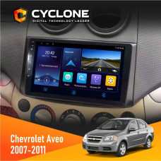 Штатная магнитола Chevrolet Aveo 2007-2011 Cyclone C9006 4x64, DSP, DVR