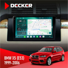Штатная магнитола BMW X5 (E53) 1999-2006 Decker D9004 6x128, DSP 360, 2k