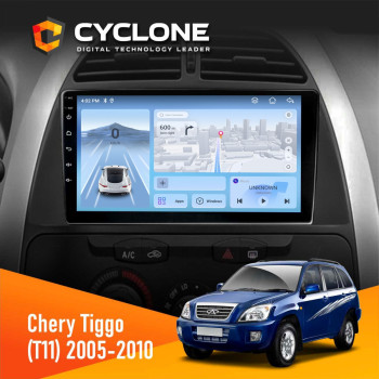 Штатна магнітола Chery Tiggo 2005-2010 Cyclone C9-012 4x64 DSP 4G