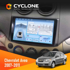Штатная магнитола Chevrolet Aveo 2007-2011 Cyclone C9009 4x64, DSP, 4G, 2k