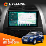 Штатная магнитола Chery Tiggo 2005-2010 Cyclone C9-013 4x64 DSP 4G