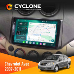 Штатна магнітола Chevrolet Aveo 2007-2011 Cyclone C9-013 4x64 DSP 4G