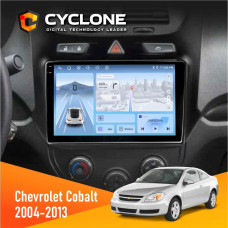 Штатная магнитола Chevrolet Cobalt 2004-2013 Cyclone C9009 4x64, DSP, 4G, 2k