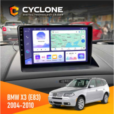 Штатная магнитола BMW X3 (E83) 2004-2010 Cyclone C9008 4x64, DSP