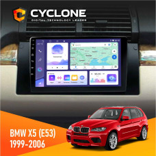 Штатная магнитола BMW X5 (E53) 1999-2006 Cyclone C9008 4x64, DSP