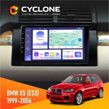 Штатна магнітола BMW X5 (E53) 1999-2006 Cyclone C9-011 4x64, DSP