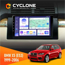 Штатная магнитола BMW X5 (E53) 1999-2006 Радіо модуль Cyclone C9008 4x64, DSP