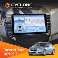 Штатная магнитола Chevrolet Cruze 2009-2018 Cyclone C9009 4x64, DSP, 4G, 2k