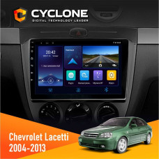 Штатная магнитола Chevrolet Lacetti 2004-2013 Cyclone C9006 4x64, DSP, DVR