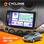Штатная магнитола Chevrolet Aveo 2007-2011 Cyclone C9-011 4x64, DSP