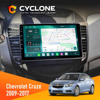 Штатная магнитола Chevrolet Cruze 2009-2018 Cyclone C9-013 4x64 DSP 4G