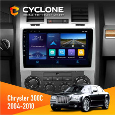 Штатная магнитола Chrysler 300C 2004-2010 Cyclone C9006 4x64, DSP, DVR