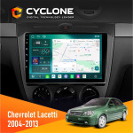 Штатная магнитола Chevrolet Lacetti 2004-2013 Cyclone C9-013 4x64 DSP 4G