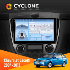 Штатная магнитола Chevrolet Lacetti 2004-2013 Climate Cyclone C9009 4x64, DSP, 4G, 2k
