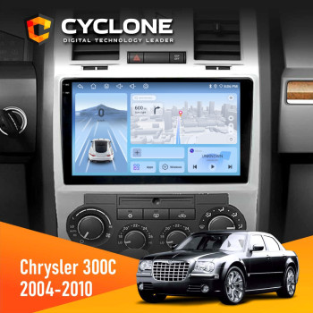 Штатна магнітола Chrysler 300C 2004-2010 Cyclone C9-012 4x64 DSP 4G