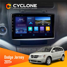 Штатная магнитола Dodge Jorney 2011+ Cyclone C9006 4x64, DSP, DVR